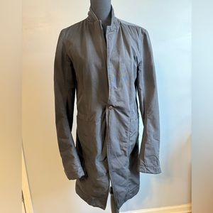 Rick Owens DRKSHDW Men’s Lined Long Blazer DARK DUST small